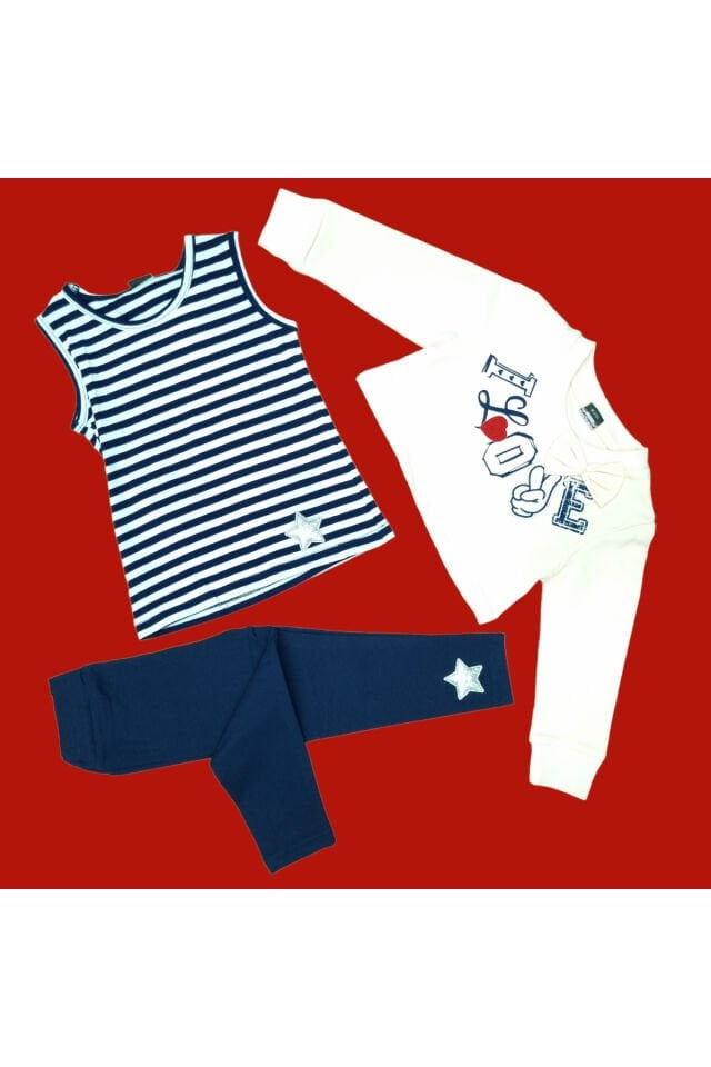 Pelops Kız Bebek Spor Eşofman Takım