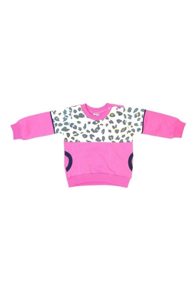 Pafim Kız Bebek Spor Eşofman Takım Pembe - 18 Ay