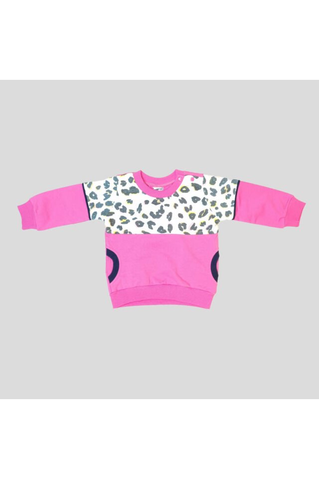 Pafim Kız Bebek Spor Eşofman Takım Pembe - 18 Ay