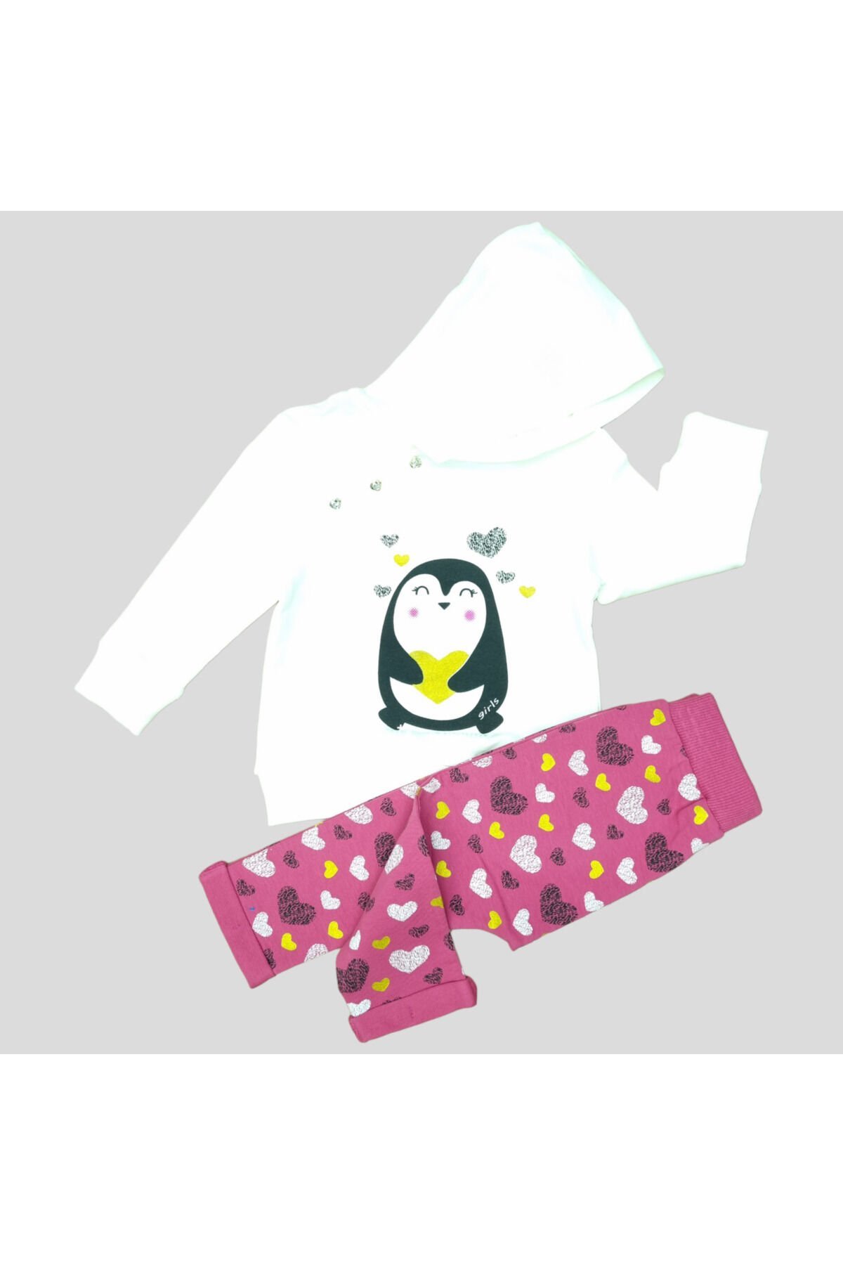 Pelops Kız Bebek Spor Eşofman Takım