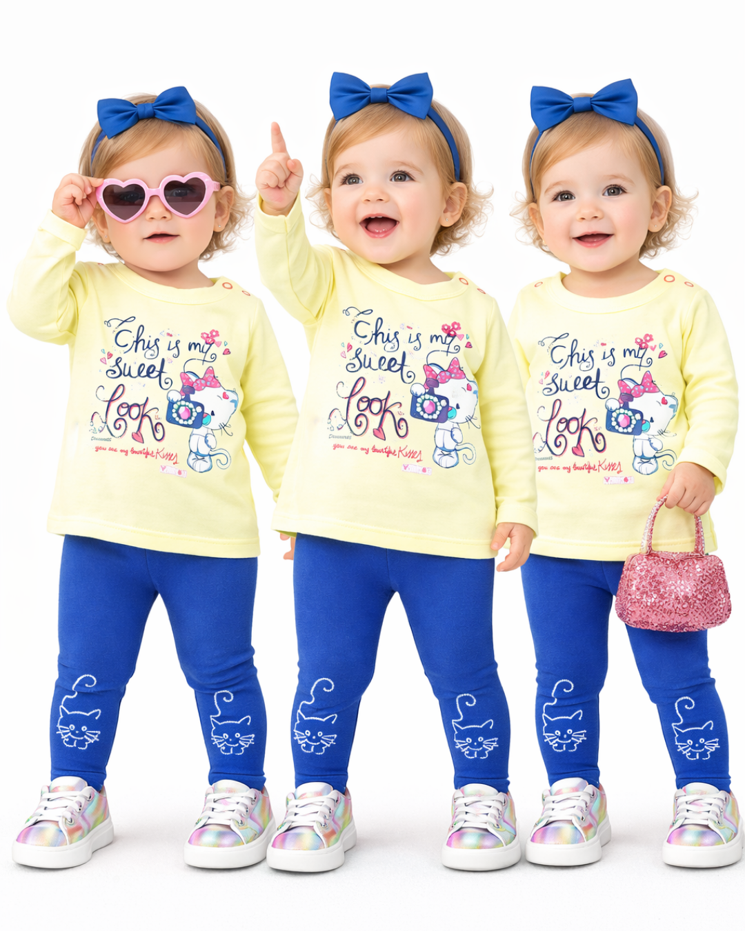 Divonette Kız Bebek Spor Eşofman Takım