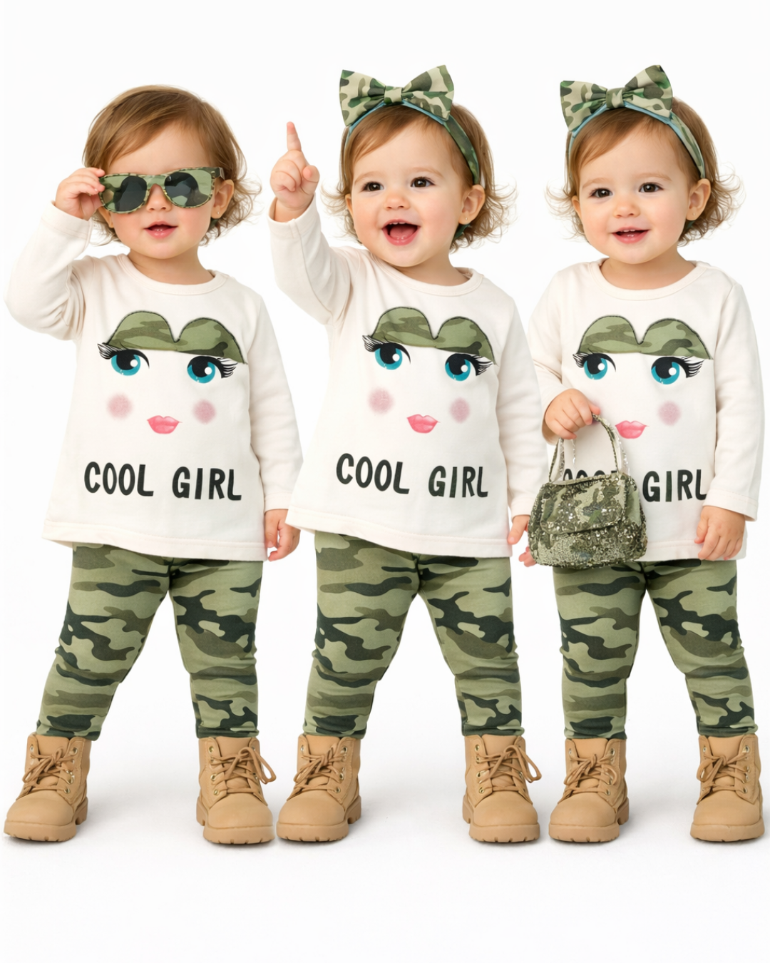 Pelops Kız Bebek Spor Taytlı Takım