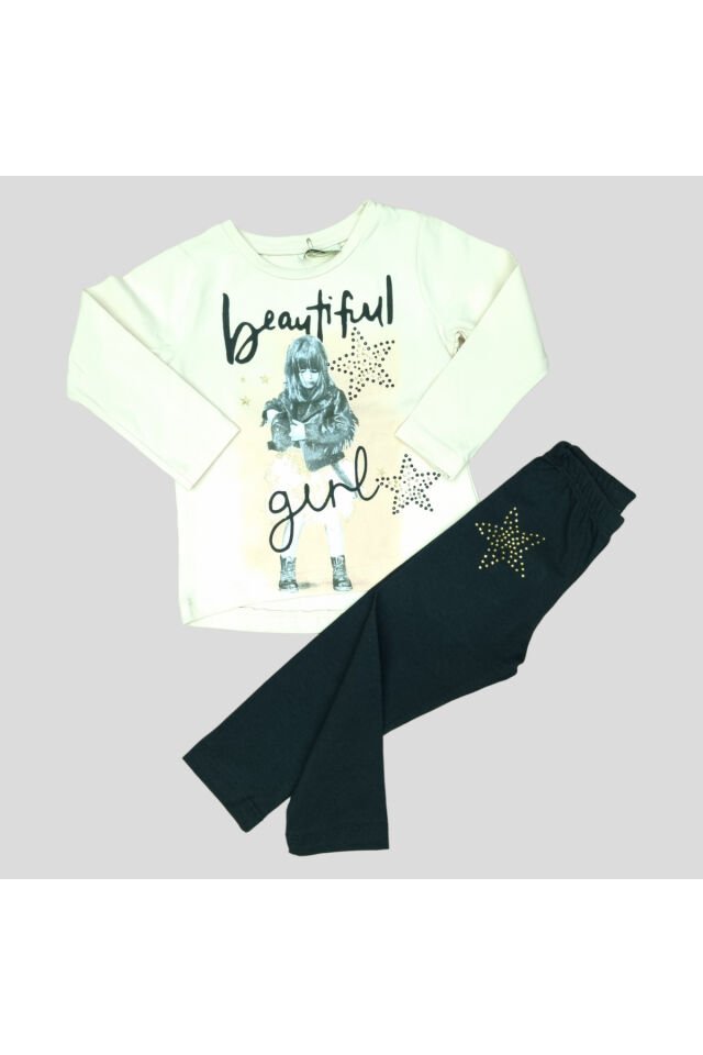 Sani Kız Bebek Spor Taytlı Takım