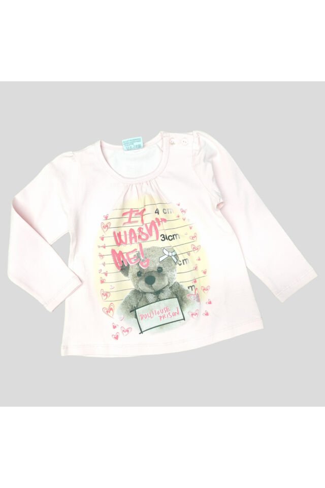 Breeze Kız Bebek Spor Taytlı Takım Pudra - 3 Yaş