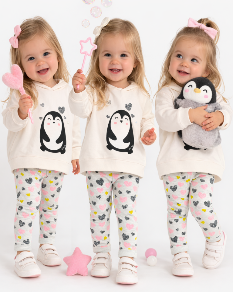 Pelops Kız Bebek Spor Eşofman Takım