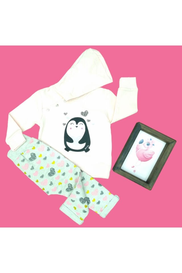 Pelops Kız Bebek Spor Eşofman Takım