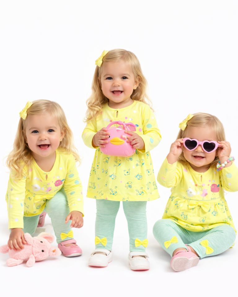 Pelops Kız Bebek Spor Taytlı Takım