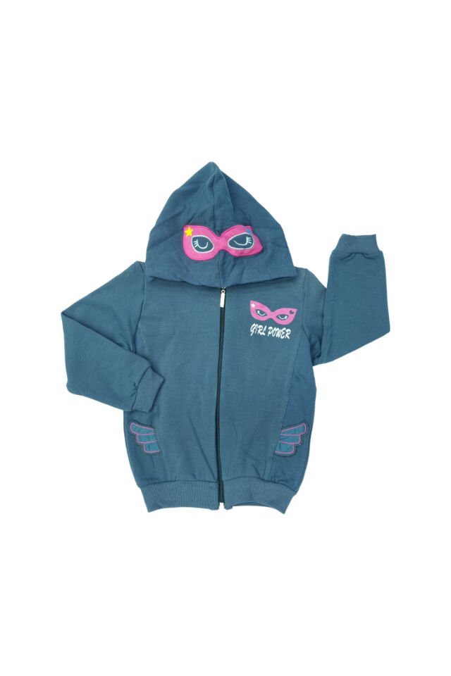 Popshops Kız Bebek Spor Eşofman Takım Lacivert - 3-4 Yaş