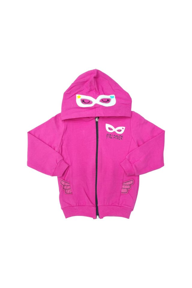 Popshops Kız Bebek Spor Eşofman Takım Fuşya - 3-4 Yaş