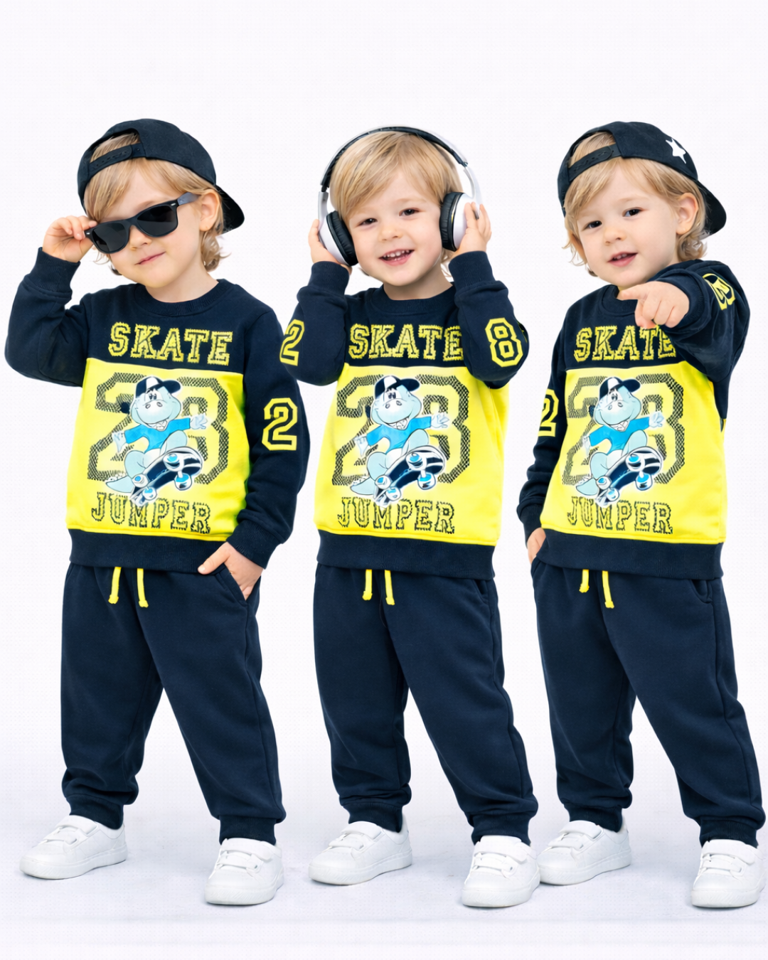 Pelops Erkek Bebek Spor Eşofman Takım