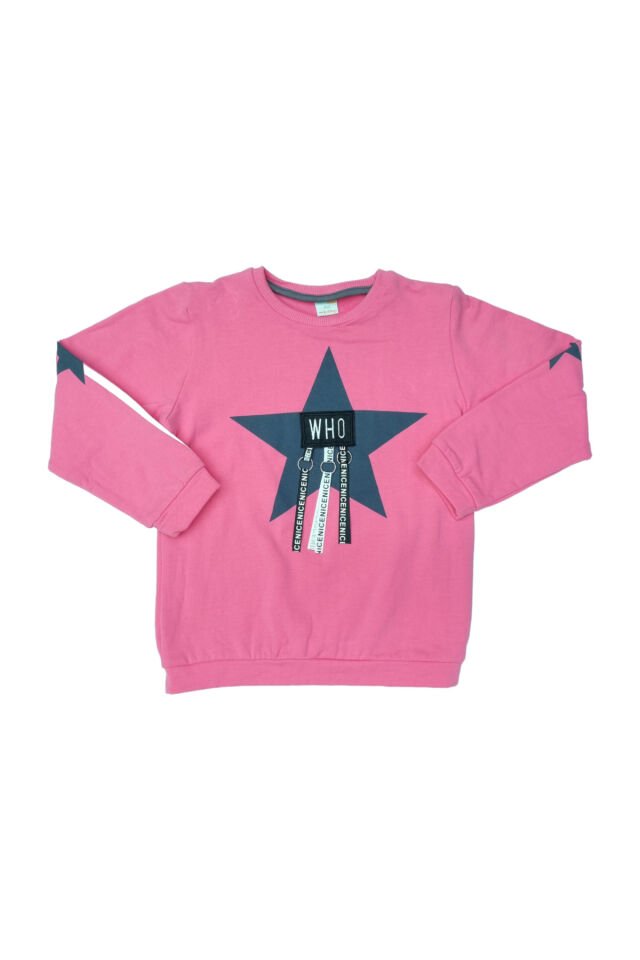 Popshops Kız Çocuk Spor Eşofman Takım Pembe - 9-10 Yaş