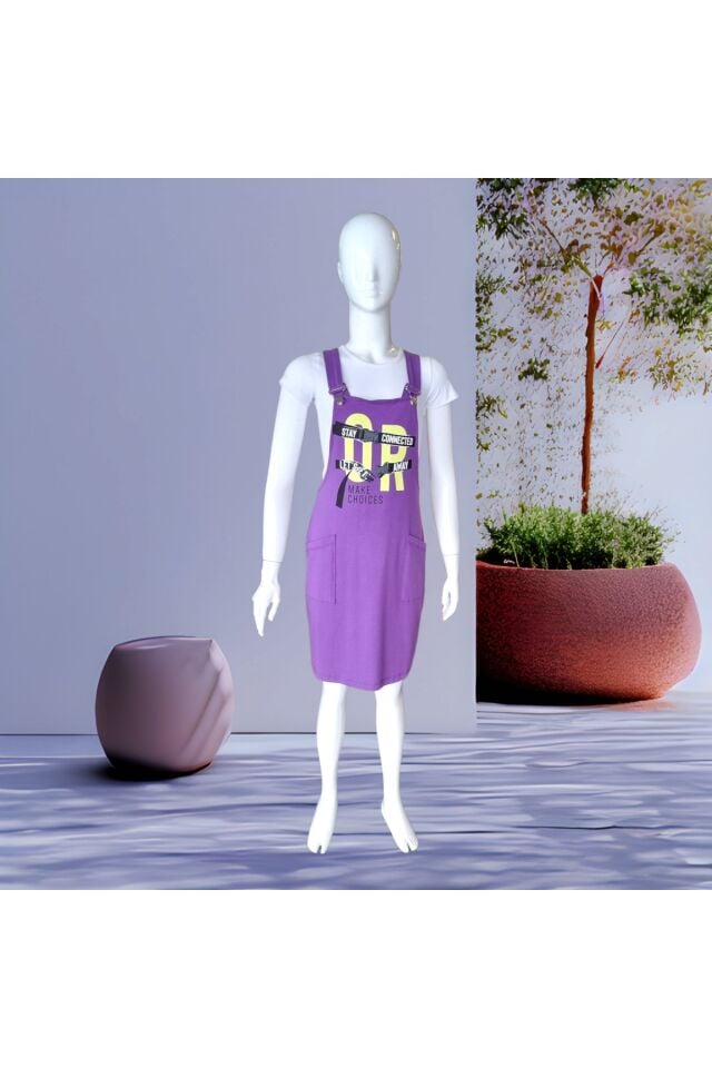 Dmb Genç Kız Askılı Elbise