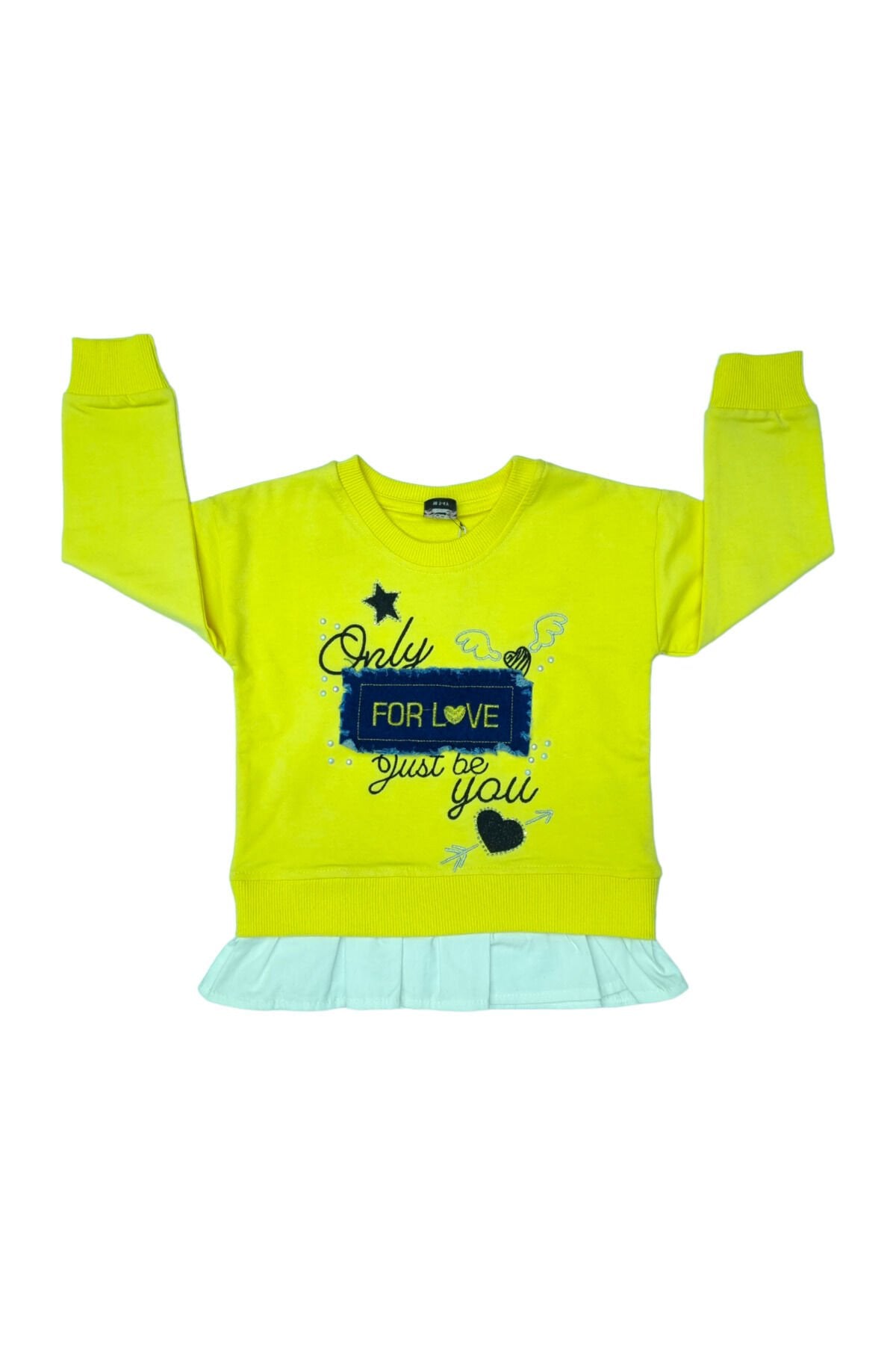 Pelops Kız Bebek Spor Taytlı Takım Sarı - 3-4 Yaş