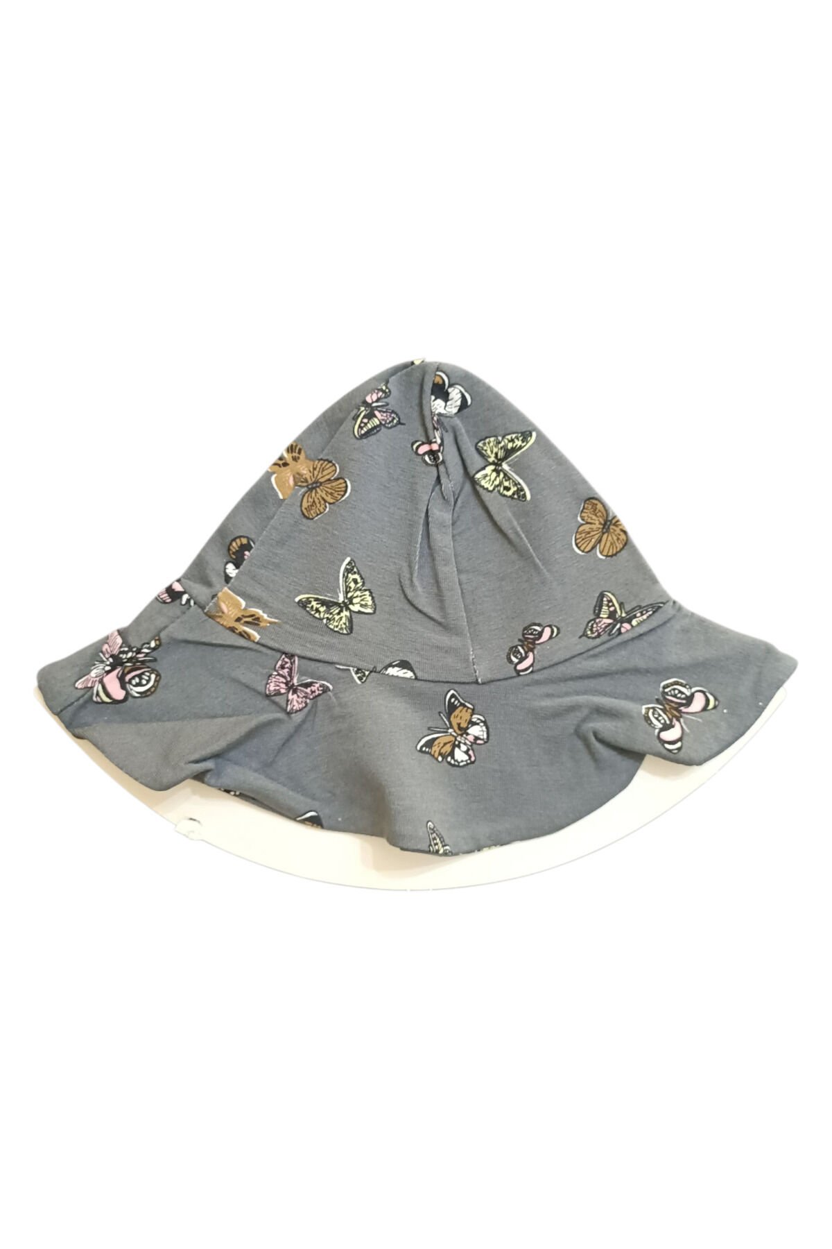 Albimina Kız Bebek Yazlık Fötr Şapka