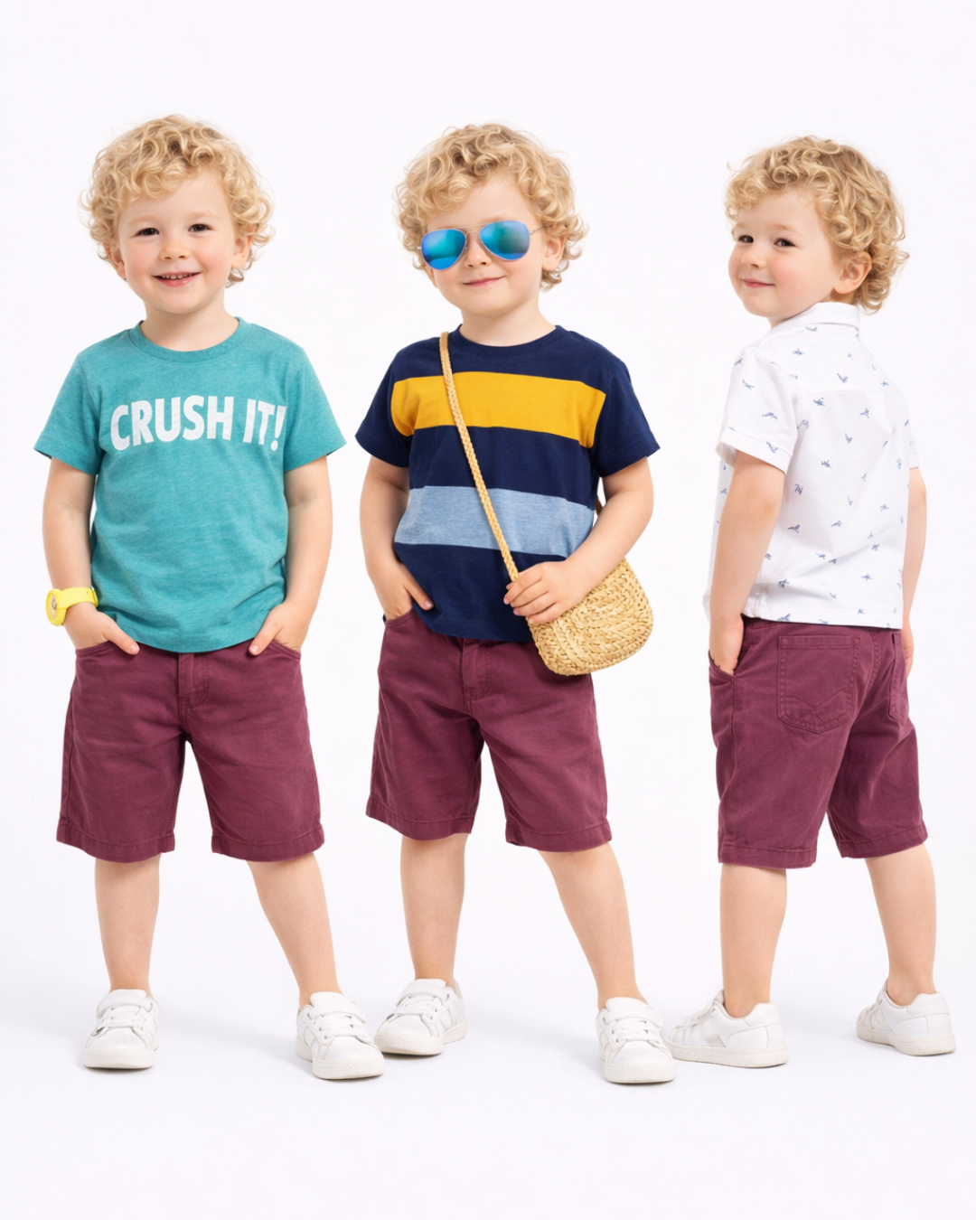 GM Erkek Bebek Keten Şort