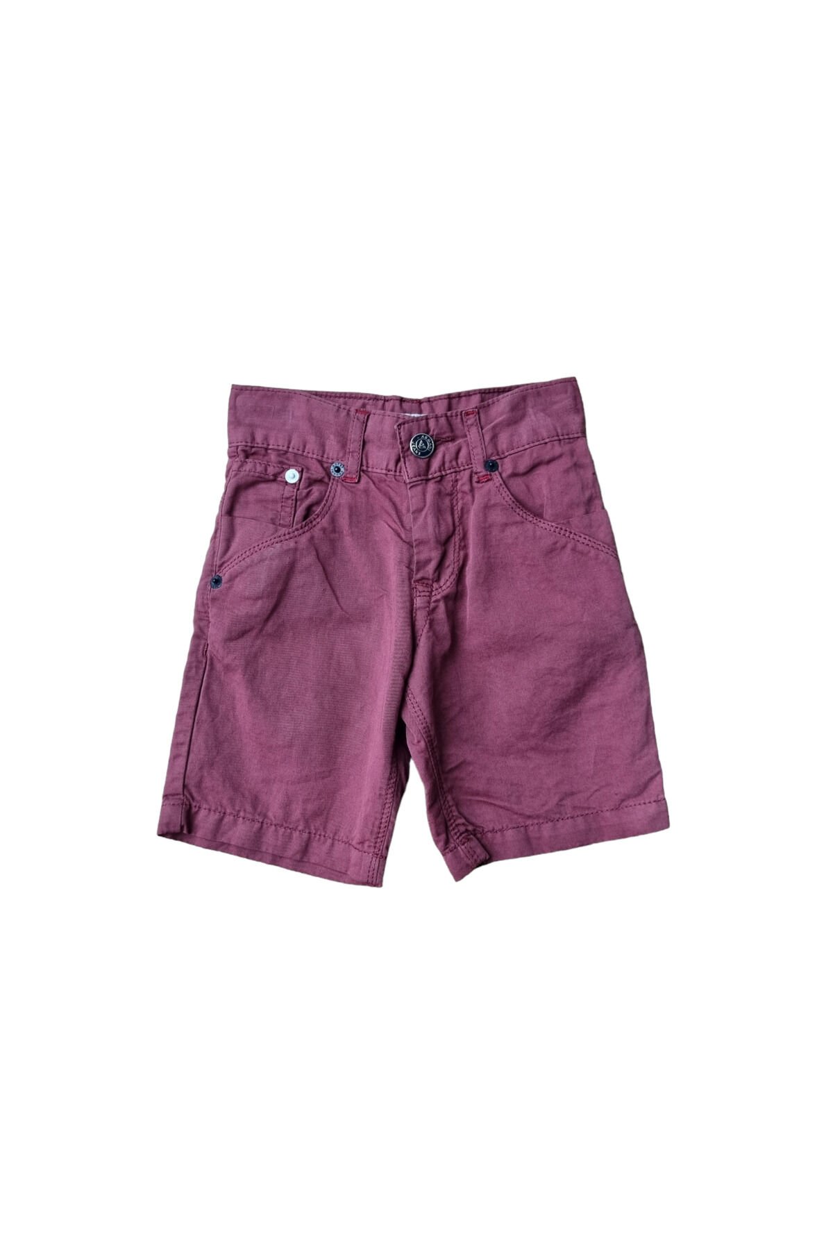 Erkek Bebek Keten Şort