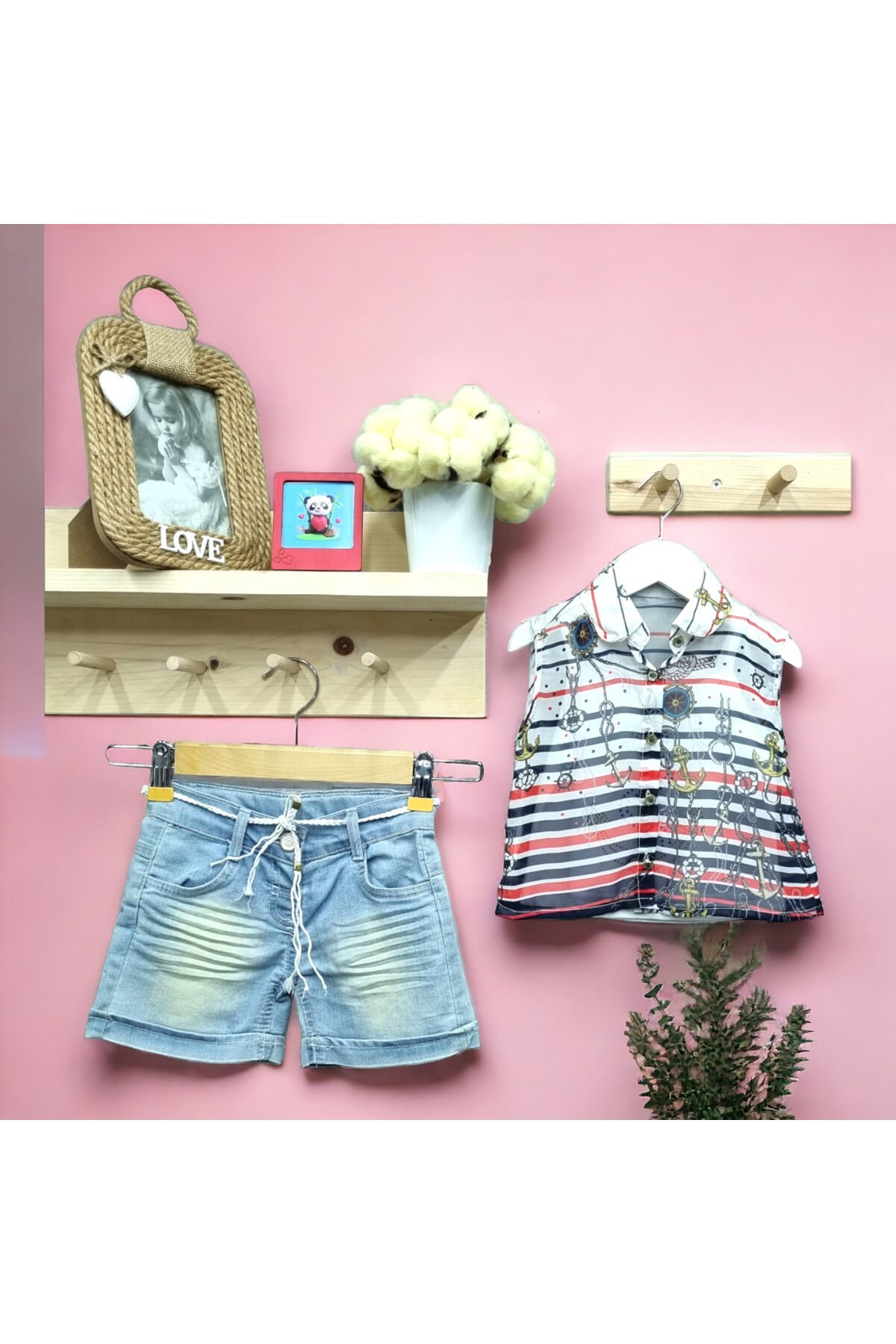 Miss Elitte Kız Bebek Şortlu Takım