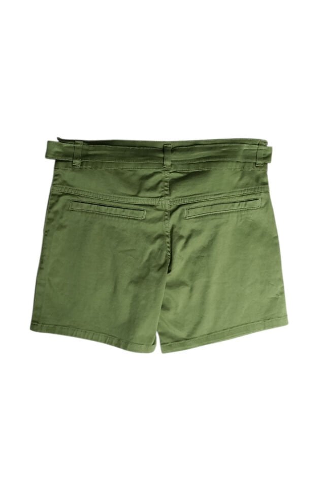 MTL Kemerli Gabardin Genç Kız Yazlık Şort