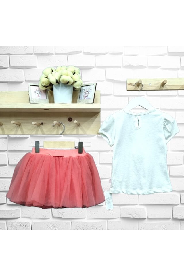 Bebetto Kız Bebek Etekli Takım