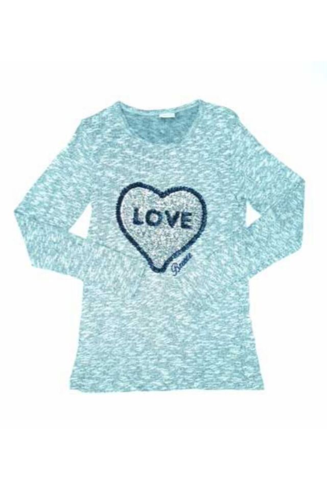 Genç Kız Payetli Triko Kazak