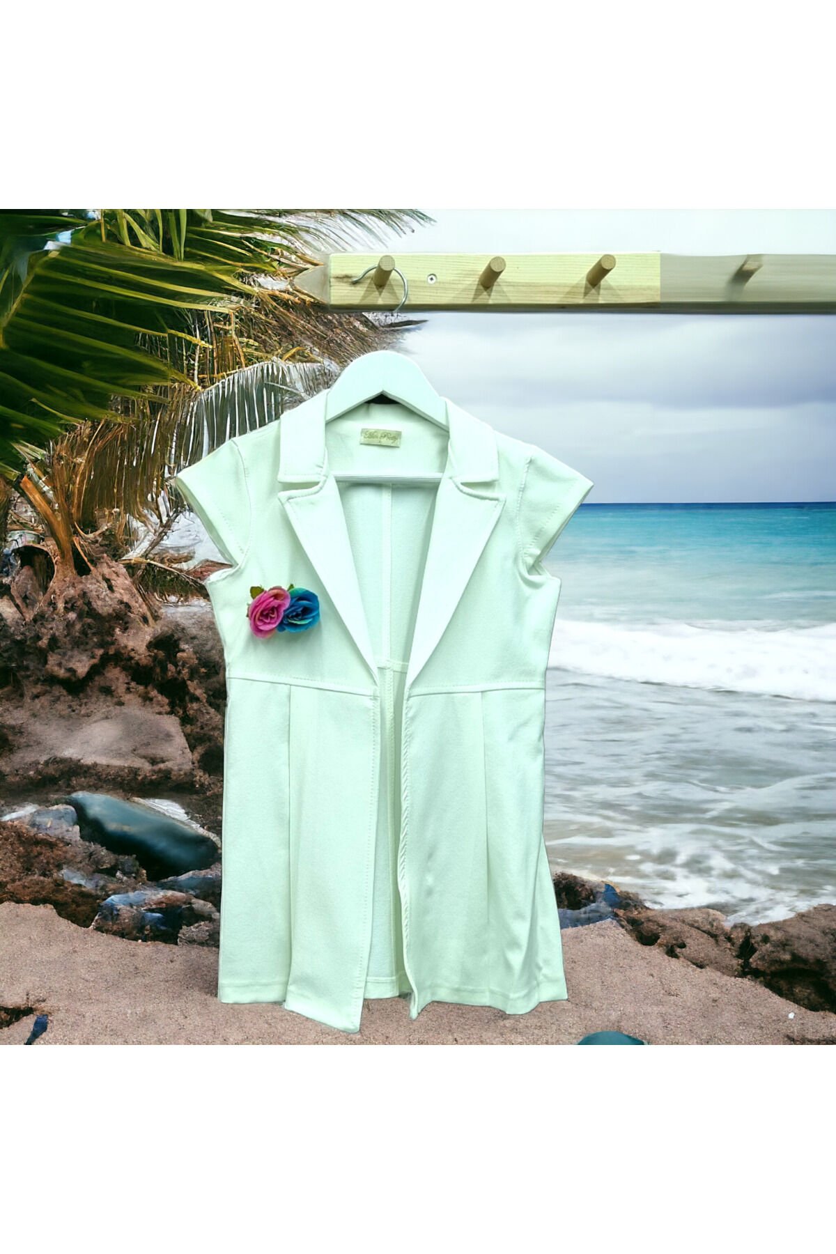 Miss Kız Bebek Gömlek Yaka Yelek