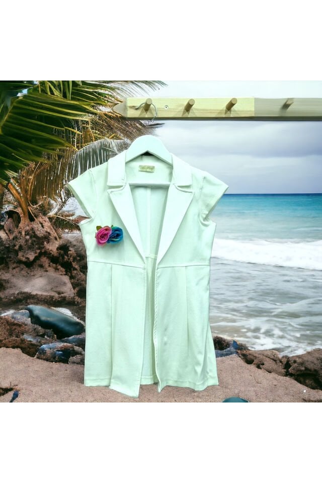 Miss Kız Bebek Gömlek Yaka Yelek