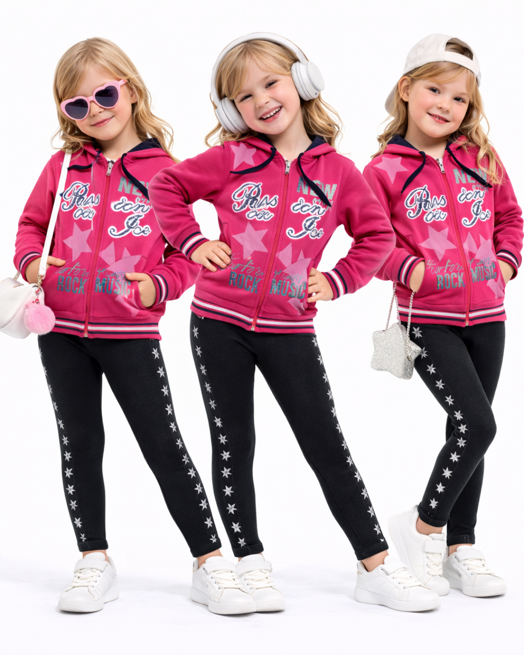 Pelops Kız Çocuk Kapuşonlu Sweatshirt