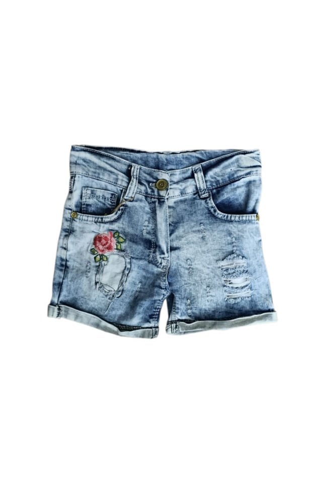 Sercino Kız Bebek Yazlık Kot Şort