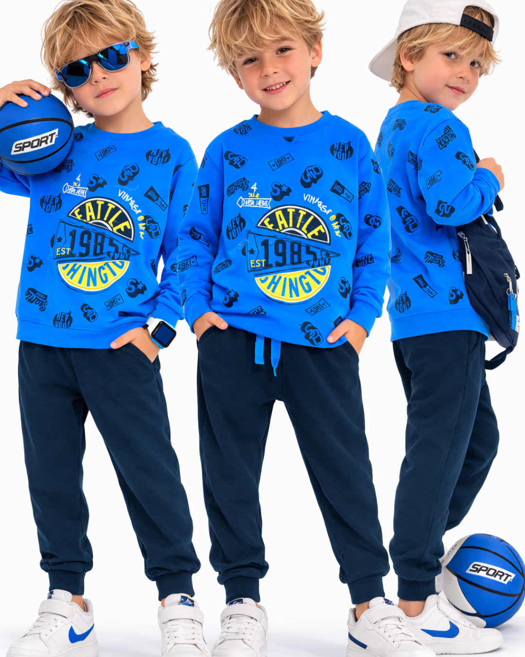 Pelops Erkek Çocuk Spor Eşofman Takım