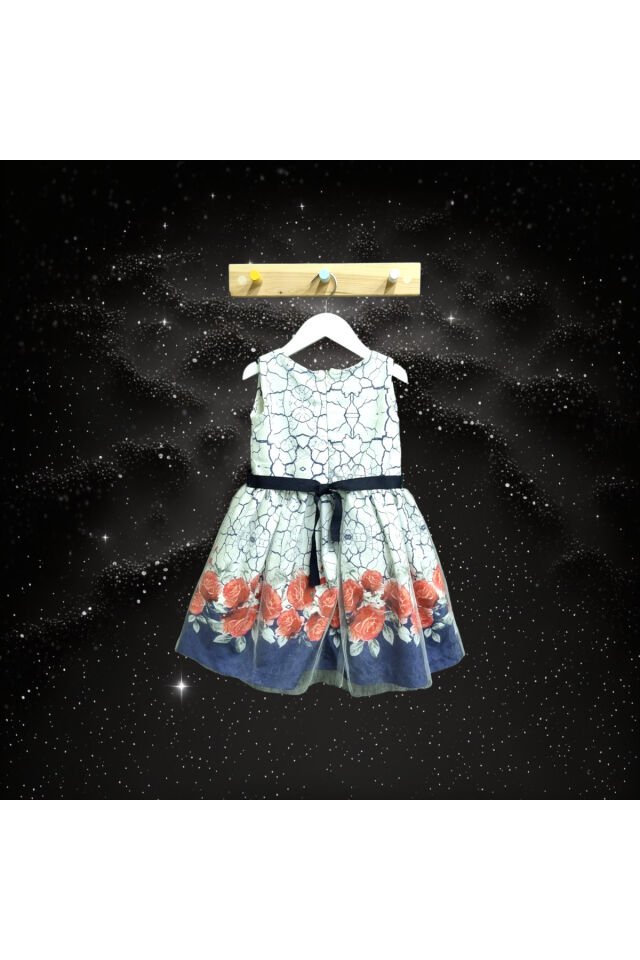 Baby Rose Kız Bebek Yazlık Abiye Elbise