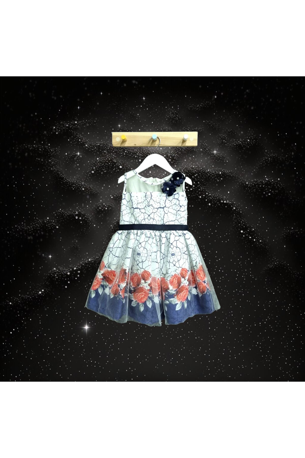 Baby Rose Kız Bebek Yazlık Abiye Elbise