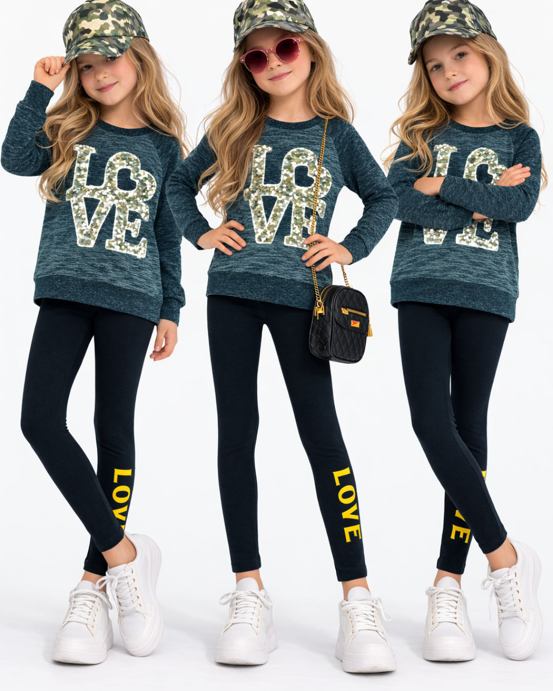 Pelops Kız Çocuk Spor Eşofman Takım