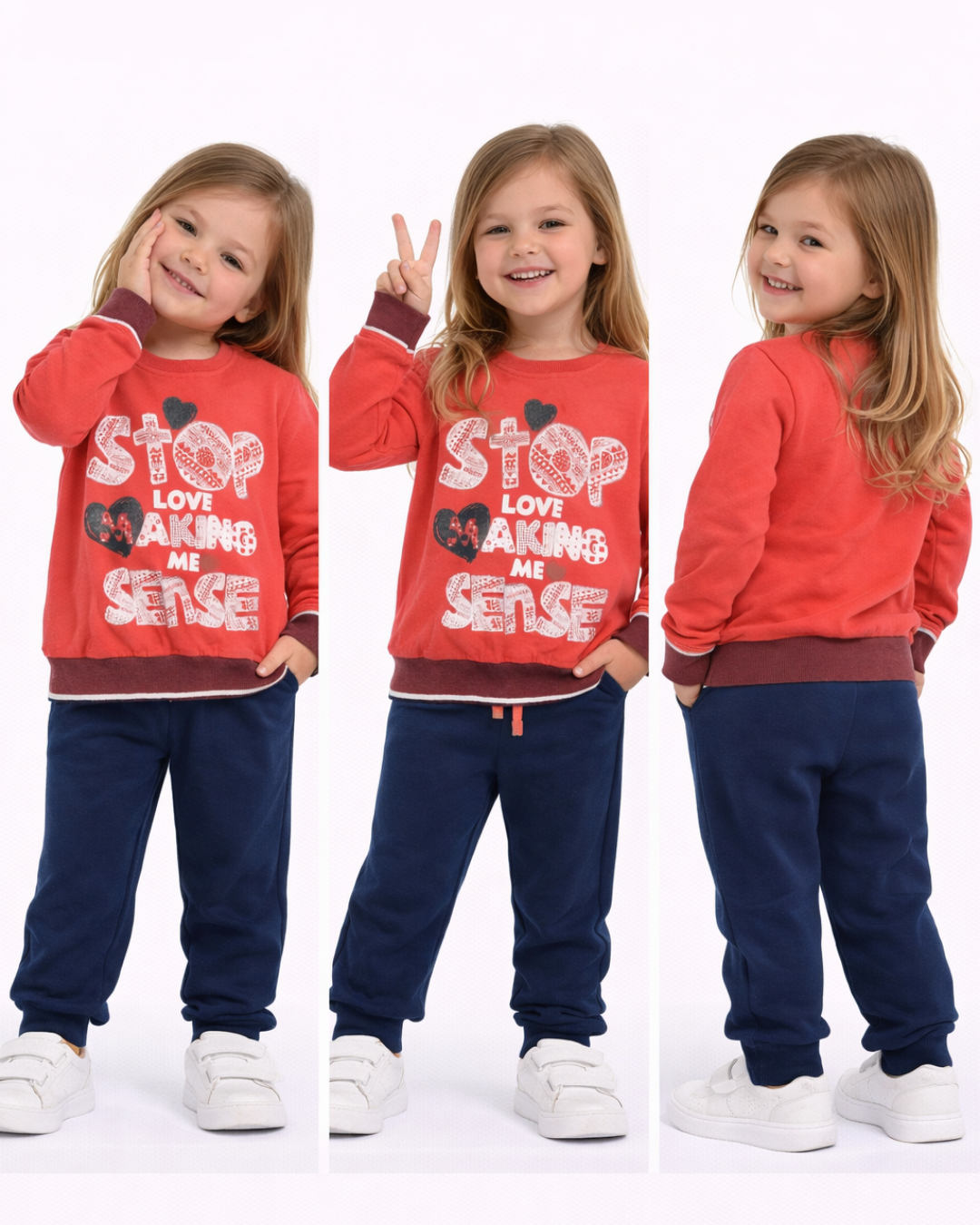 Pelops Kız Çocuk Spor Eşofman Takım