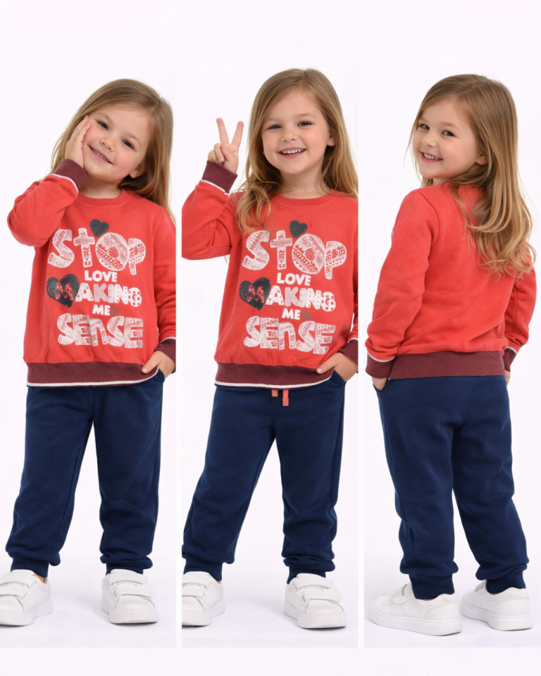 Pelops Kız Çocuk Spor Eşofman Takım