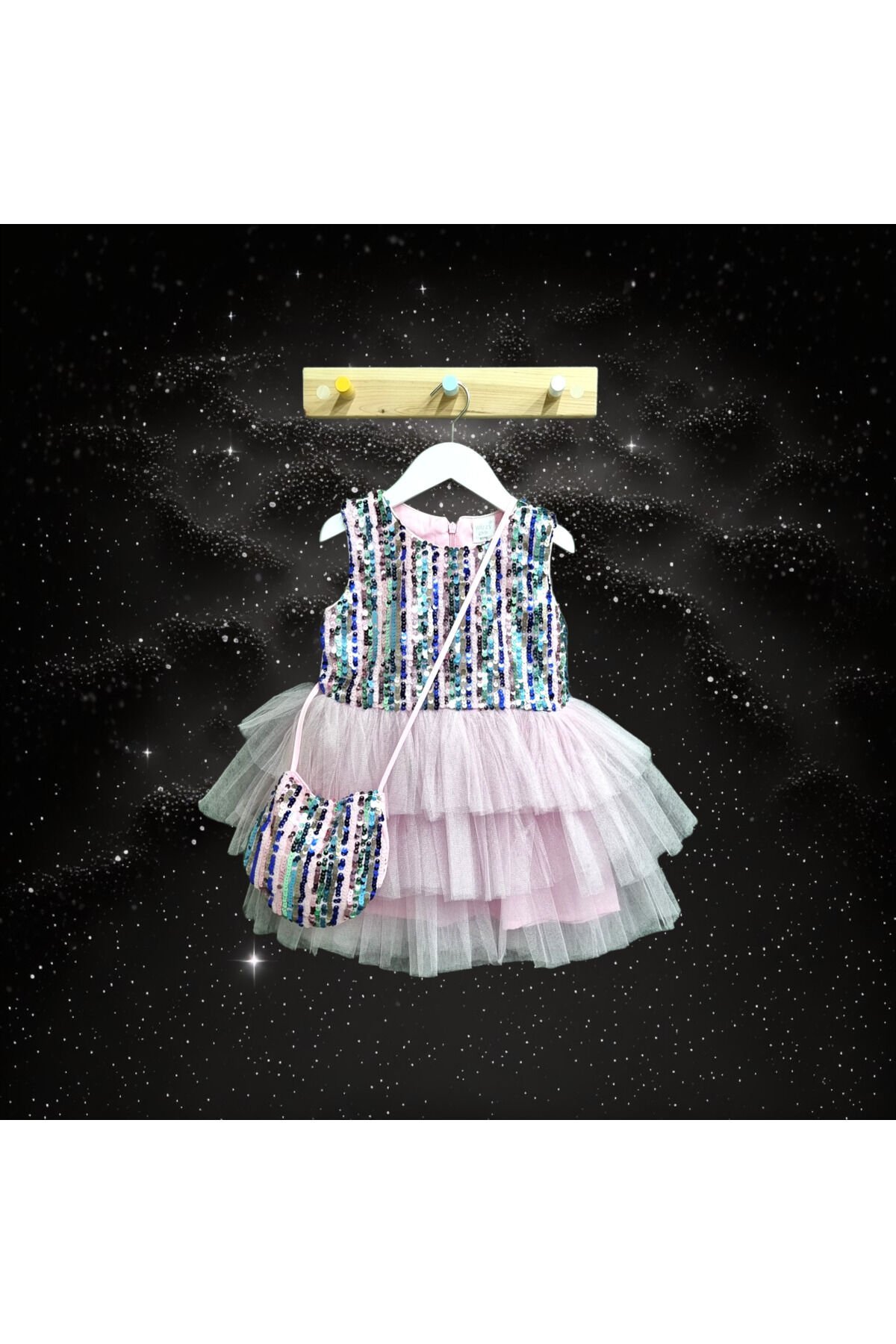 Wizzy Kız Bebek Yazlık Abiye Elbise