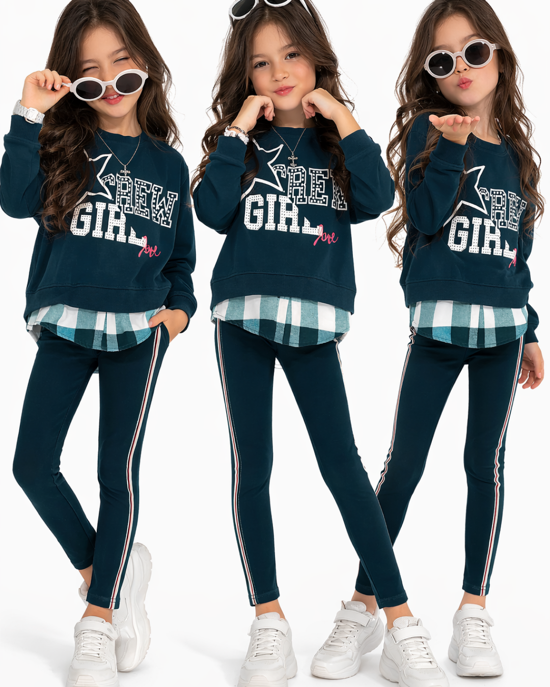 Pelops Kız Çocuk Spor Eşofman Takım