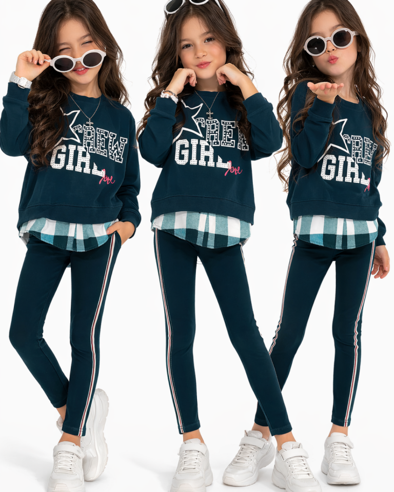 Pelops Kız Çocuk Spor Eşofman Takım