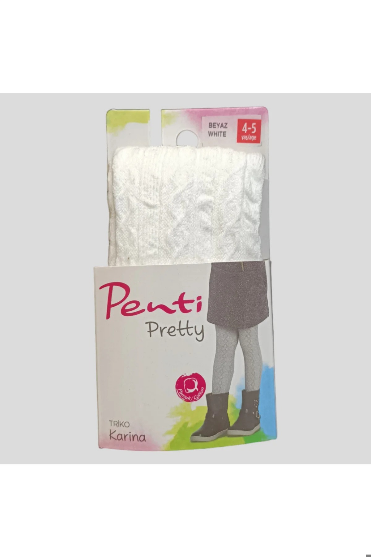 Penti Pretty Kışlık Desenli Külotlu Çorap