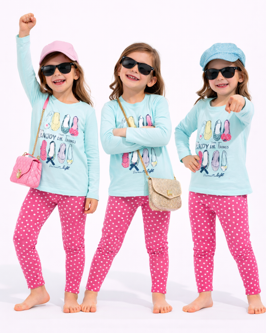 Divonette Kız Çocuk Spor Taytlı Takım