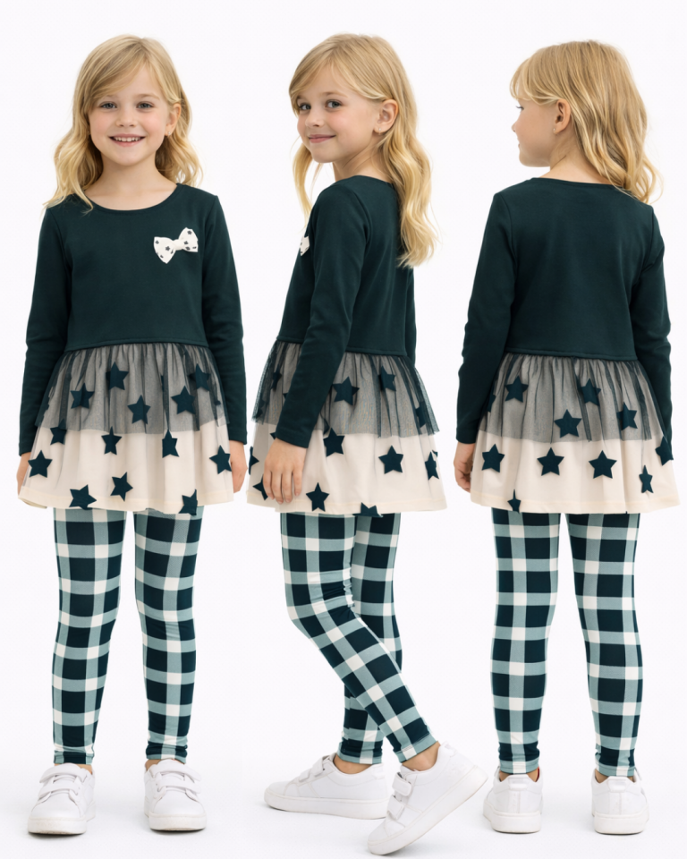 Via Kız Çocuk Spor Taytlı Takım