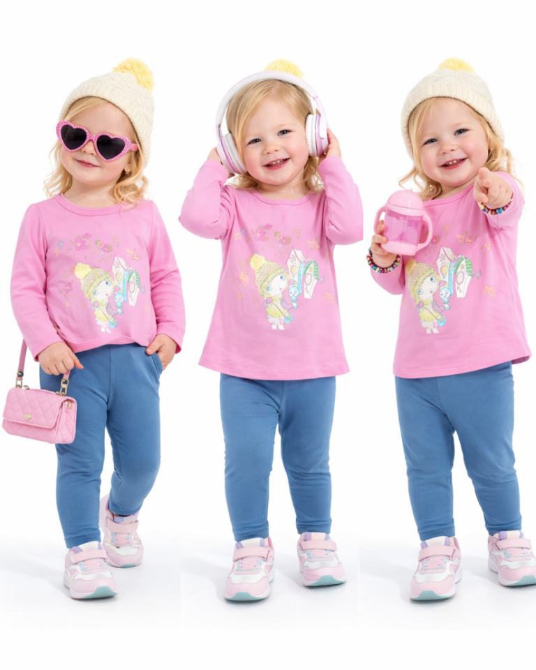 Breeze Kız Bebek Spor Taytlı Takım