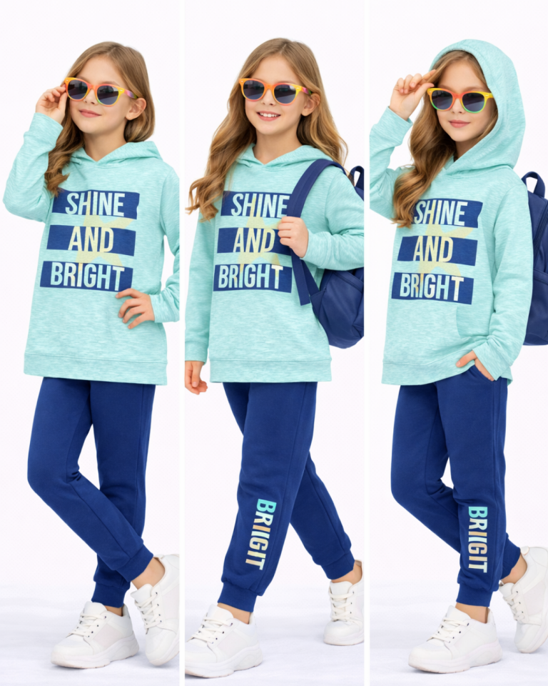 Pelops Kız Çocuk Spor Eşofman Takım