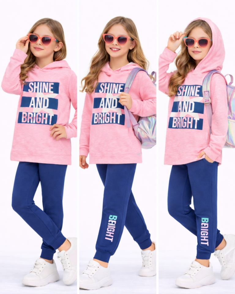 Pelops Kız Çocuk Spor Eşofman Takım