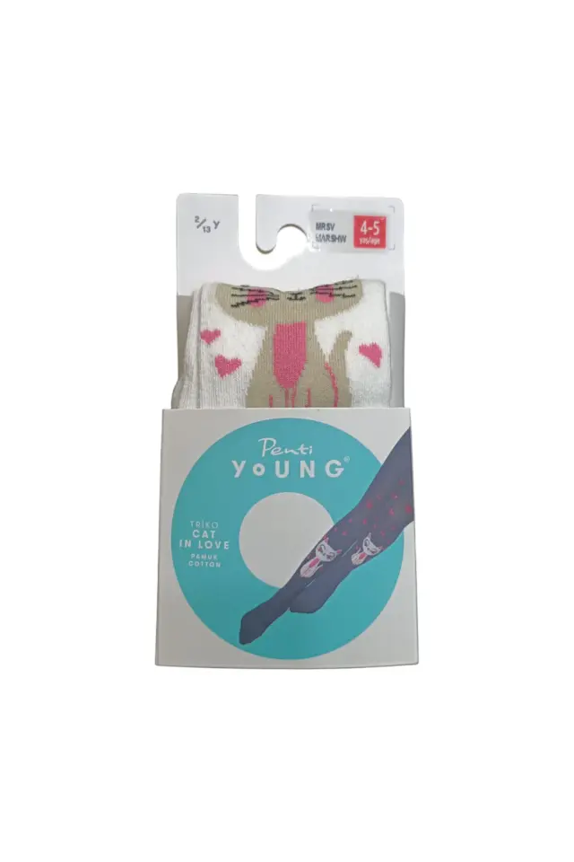 Penti Young Triko Cat İn Love Külotlu Çorap