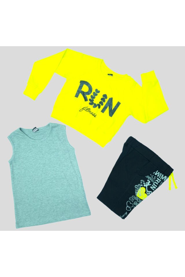 Pelops Kız Çocuk Spor Eşofman Takım