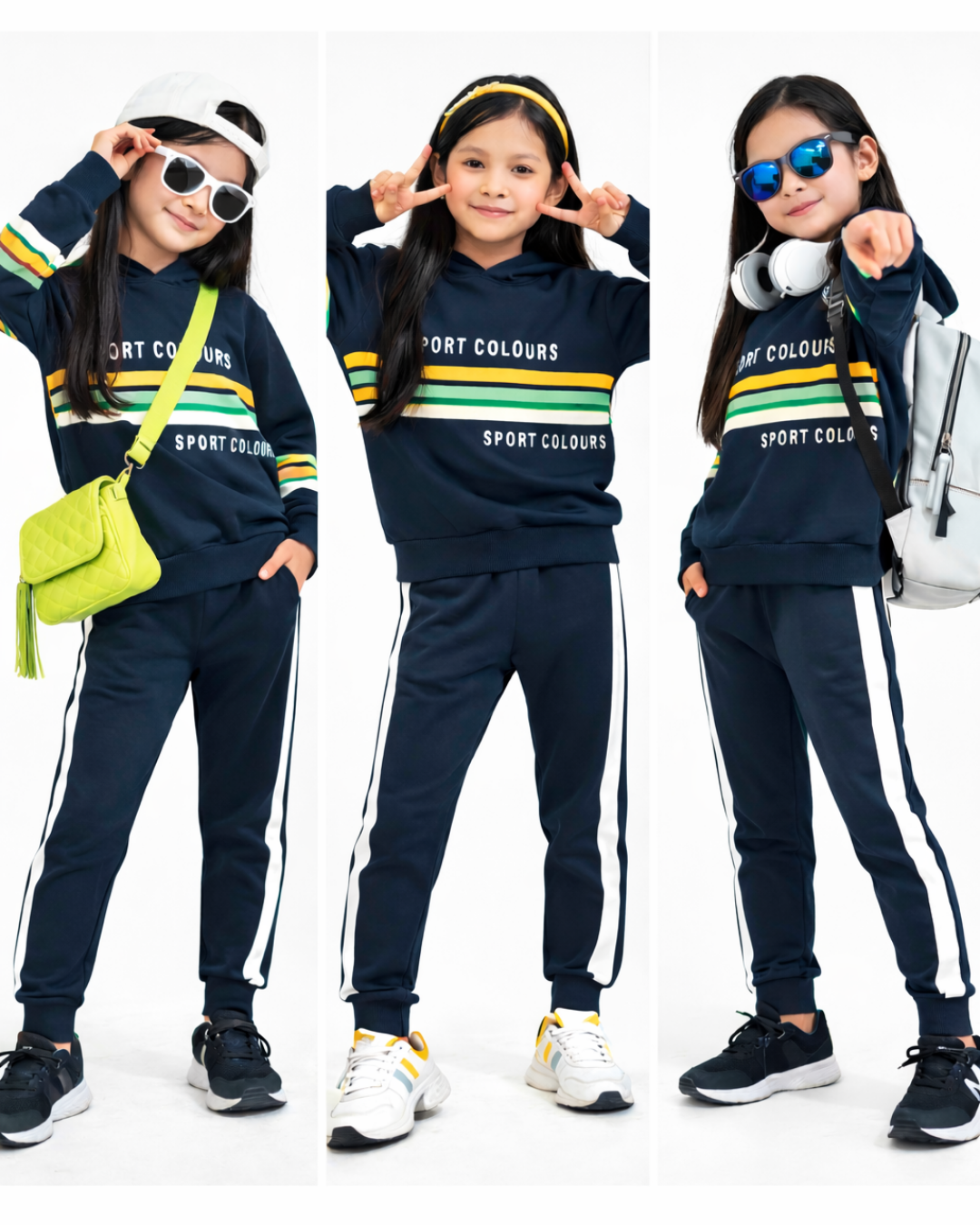 Pelops Kız Çocuk Spor Eşofman Takım