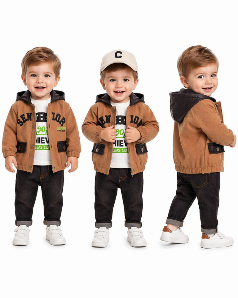 Concept Erkek Bebek Ceketli Üçlü Takım