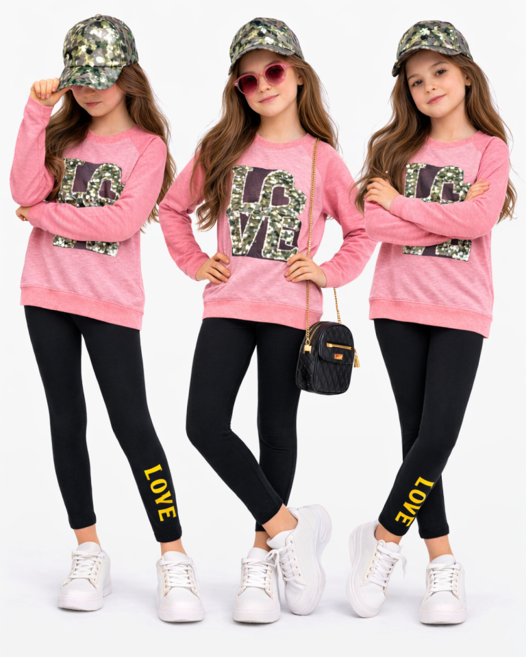 Pelops Kız Çocuk Spor Taytlı Takım