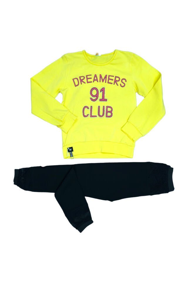 Popshops Kız Çocuk Spor Taytlı Takım