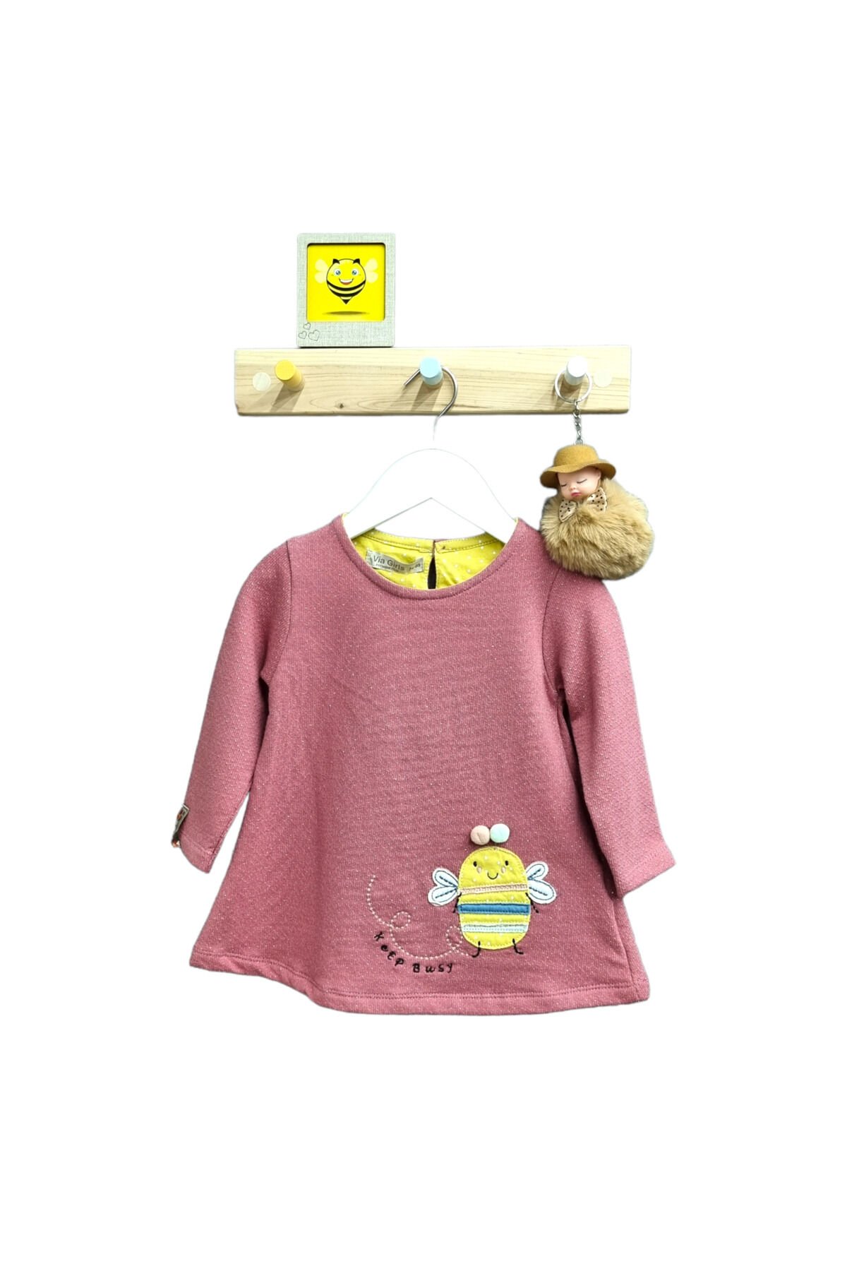 Via Kız Bebek Kışlık Elbise